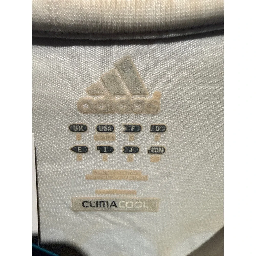 Adidas Real Madrid 2012 2013 Home Jersey White 110 Anos Patch Bwin Mens Medium